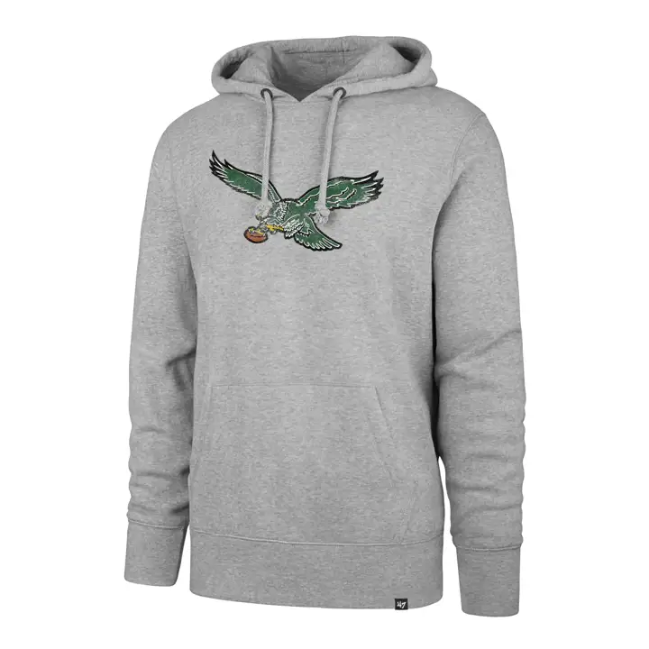 Sweat à capuche Philadelphia Eagles Throwback '47 Headline 20 ARDOISE