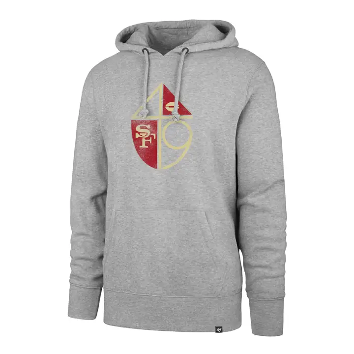 San Francisco 49ers Throwback '47 Headline Hood 20 ARDOISE