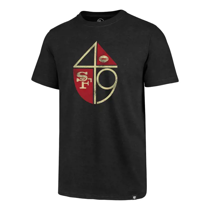 T-shirt Club Homme NFL '47 San Francisco 49ers Throwback 20 BLK