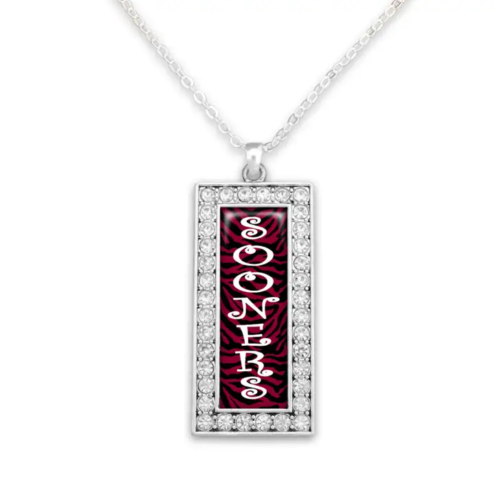 Collier mascotte carré Oklahoma Sooners ast