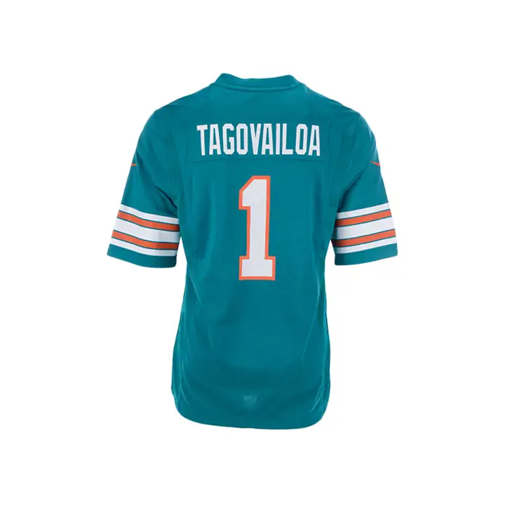 Maillot de match NFL DOLPHINS Tua Tagovailoa vert