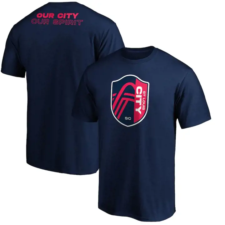 T-shirt marine à logo MLS St. Louis City SC