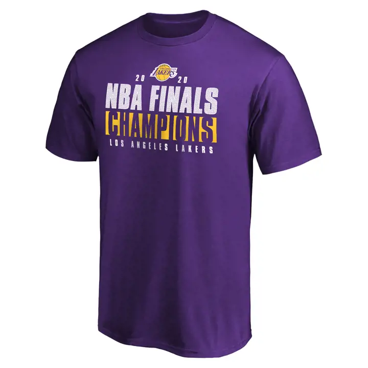 T-shirt du Roster des Champions NBA des Los Angeles Lakers, Prêts à Jouer