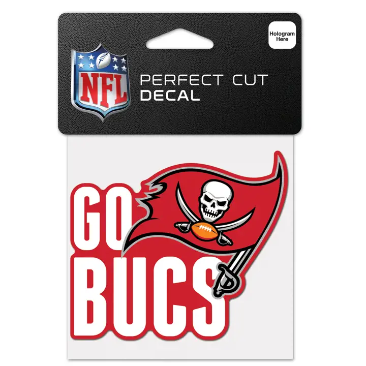 Tampa Bay Buccaneers Die Cut Decal 4x4 - Color ast