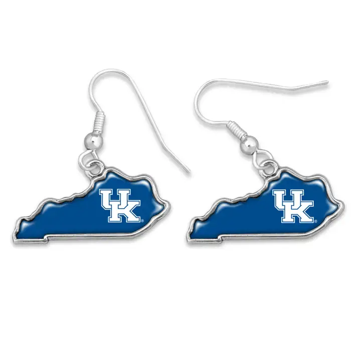 Boucles d'oreilles Kentucky Wildcats State of Mind Collection arg/roug