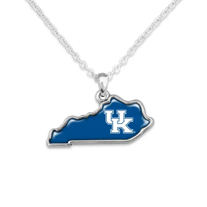 Collier Kentucky Wildcats "State of Mind" argenté/rouge