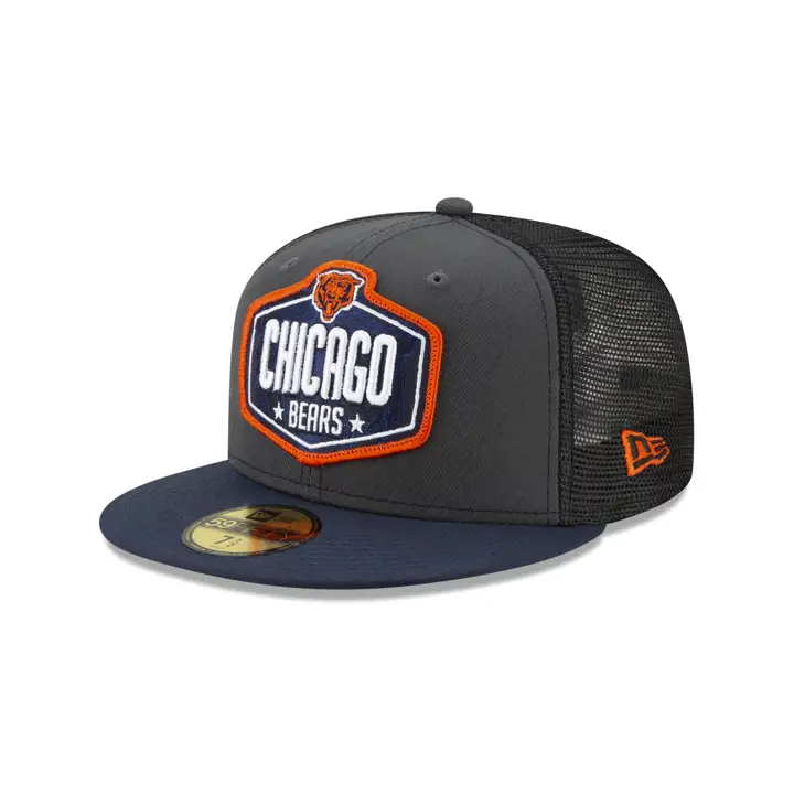 Chicago Bears 21 NFL Draft 59FIFTY GRAPH/BLK/NAVY