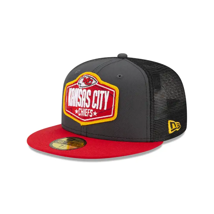 Kansas City Chiefs 21 NFL Draft 59FIFTY GRAPH/NOIR/ROUGE