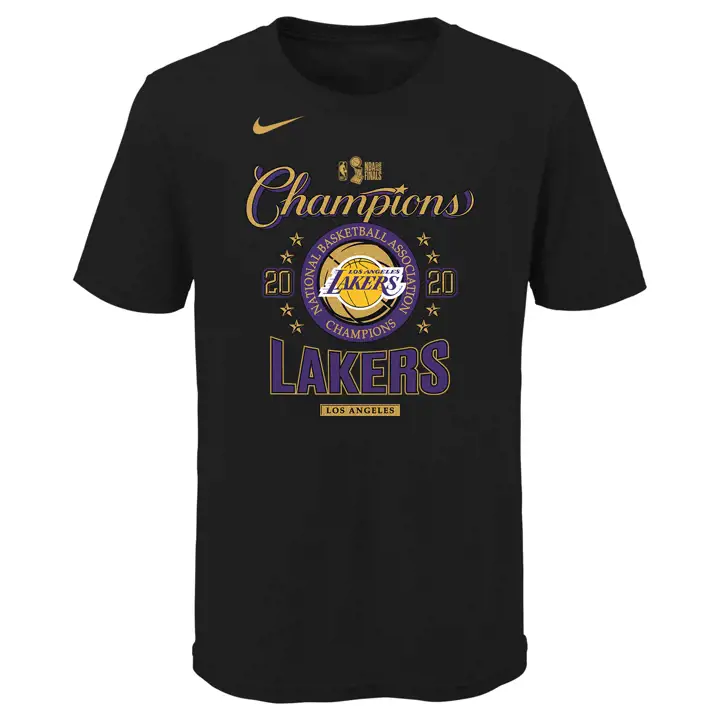 T-shirt Lakers NBA Champion Jeunesse LR 20 BLK