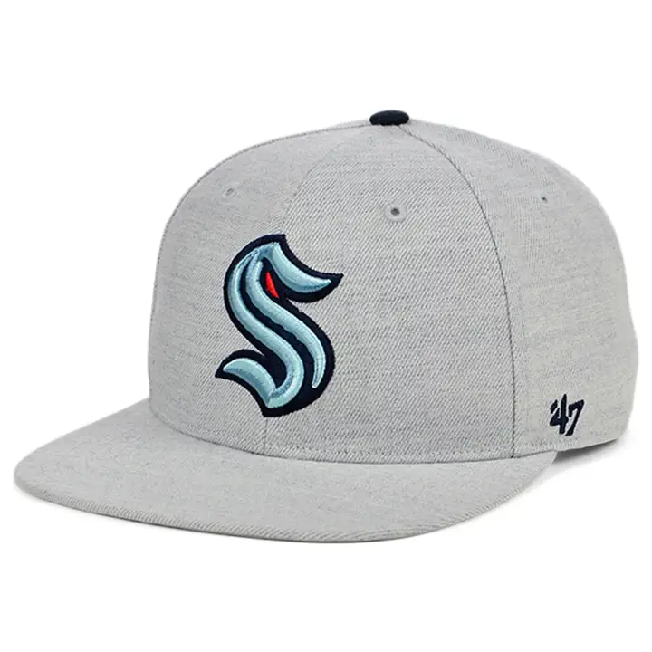 Seattle Kraken LNH Boreland Capitaine H-Gris/marine
