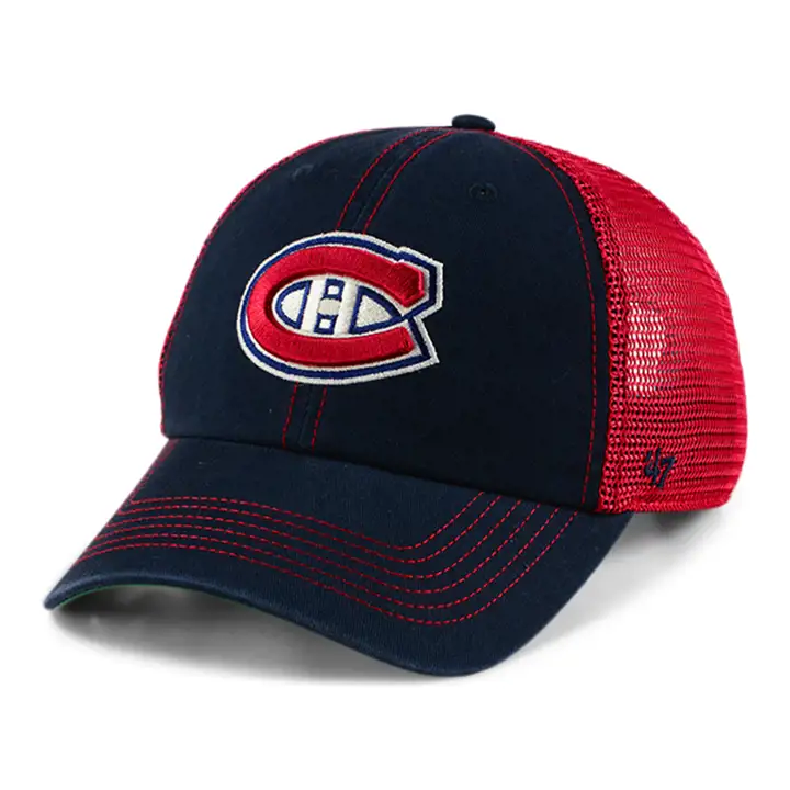 Casquette filet "Trawler TC Clean Up" des Canadiens de Montréal (LNH) bleu marine/rouge