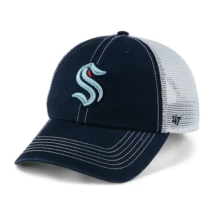 Casquette Seattle Kraken NHL Trawler TC Clean Up marine/blanc