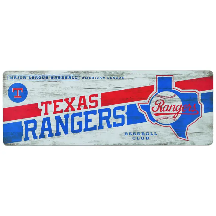 Panneau en bois du stade des Rangers du Texas ast