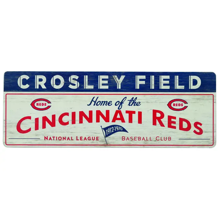Panneau en bois du stade des Reds de Cincinnati