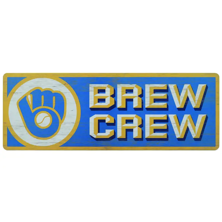 Panneau en bois du stade des Milwaukee Brewers ast