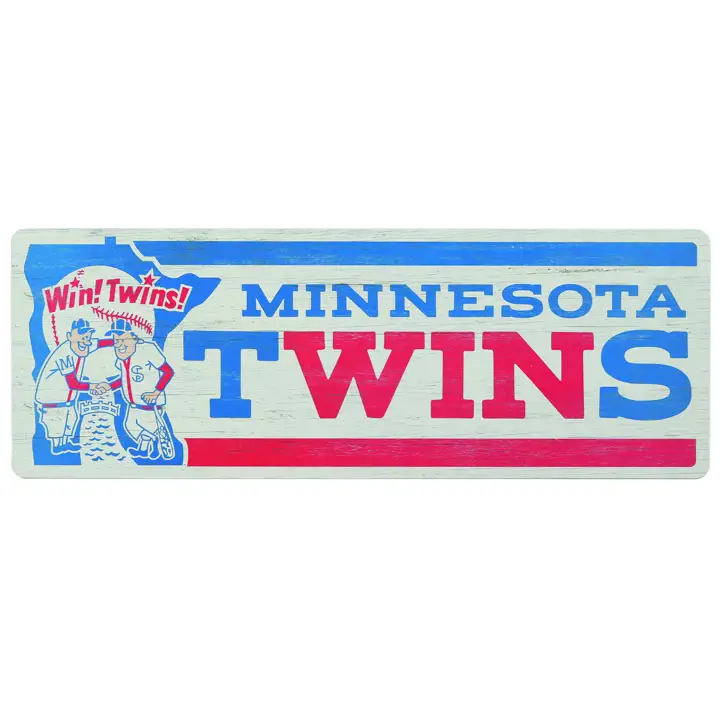 Panneau en bois du stade des Twins du Minnesota