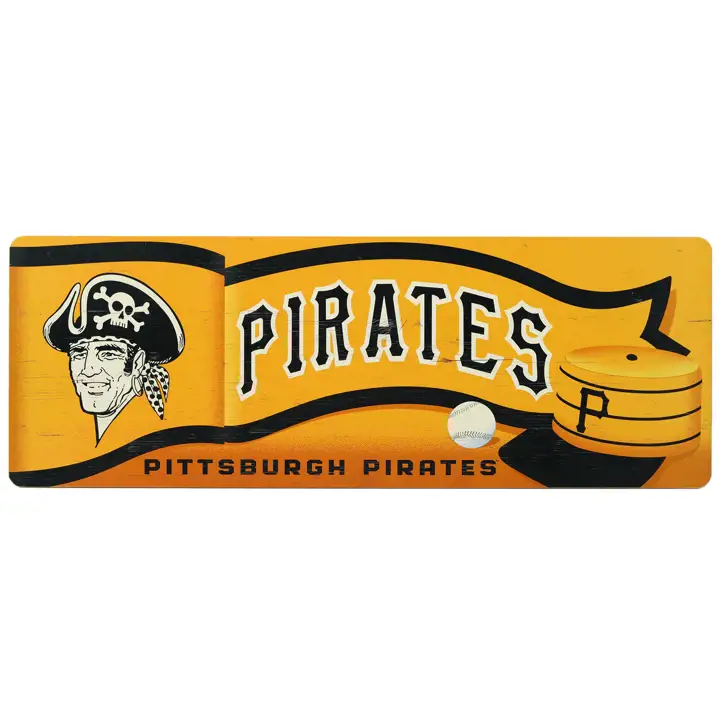 Enseigne en bois du stade des Pirates de Pittsburgh