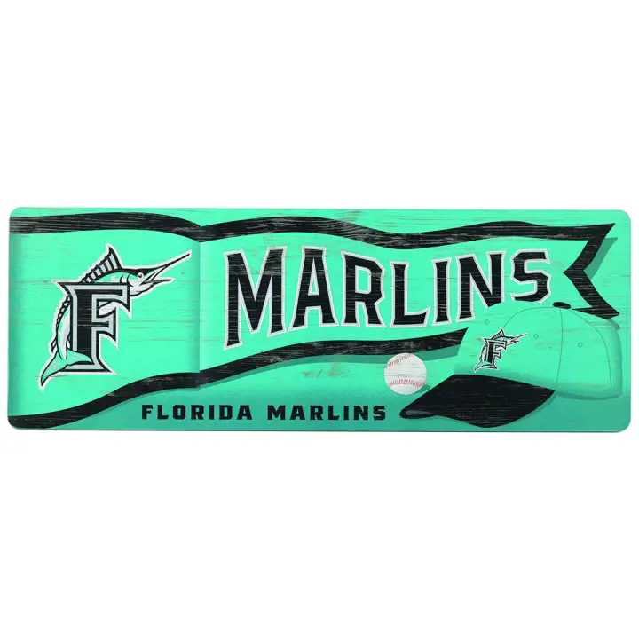 Panneau en bois du stade des Miami Marlins ast