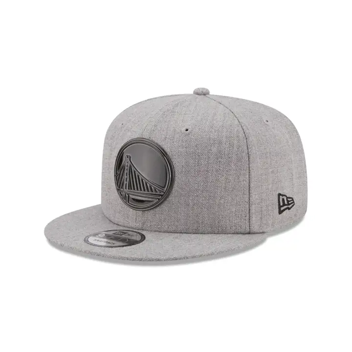GOLDEN STATE WARRIORS NBA Casquette 9FIFTY Chiné Métal Grise