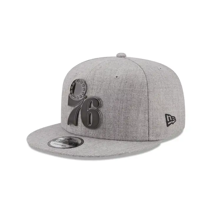 Casquette PHILADELPHIA 76ERS NBA Heather Metal 9FIFTY GRIS
