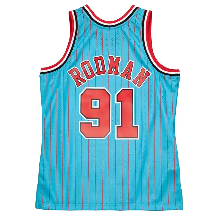 BULLS NBA Reload Collection Maillot Swingman Dennis Rodman bl