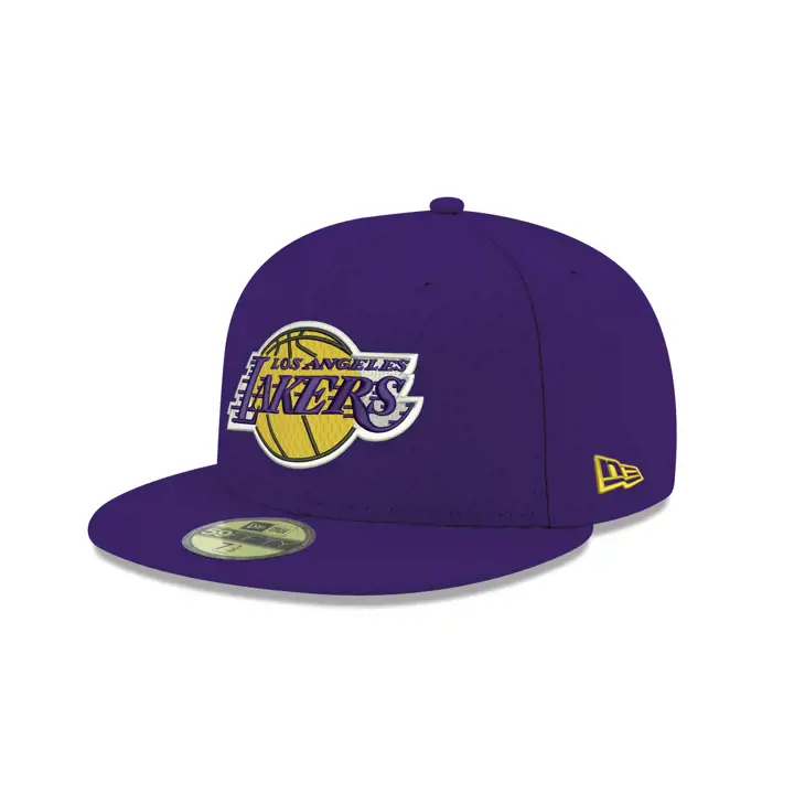 LAKERS Casquette 59Fifty à logo latéral de champion de la NBA 20