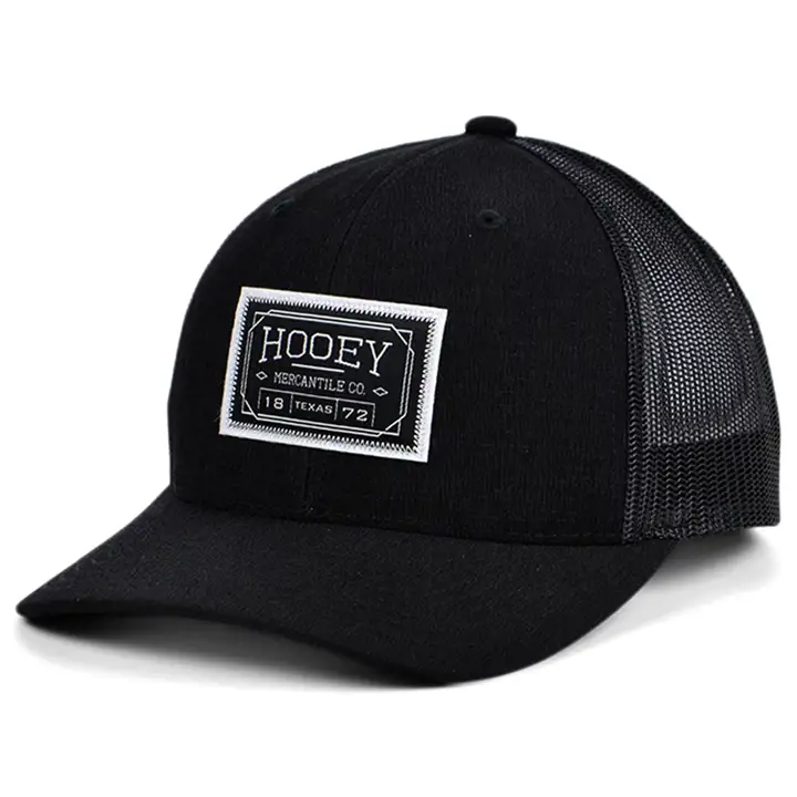 HOOey Casquette de camionneur Doc noire/blanche