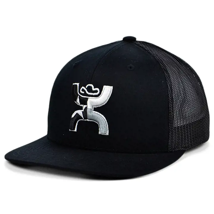 Casquette HOOey Texican Trucker noir/blanc