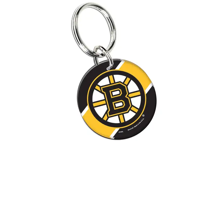 Porte-clés en acrylique des Boston Bruins