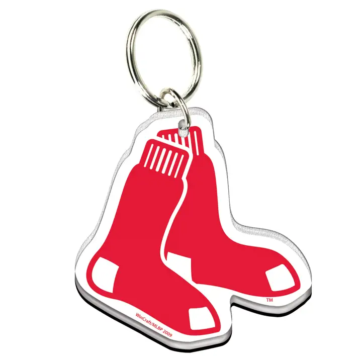 Porte-clés en acrylique des Red Sox de Boston