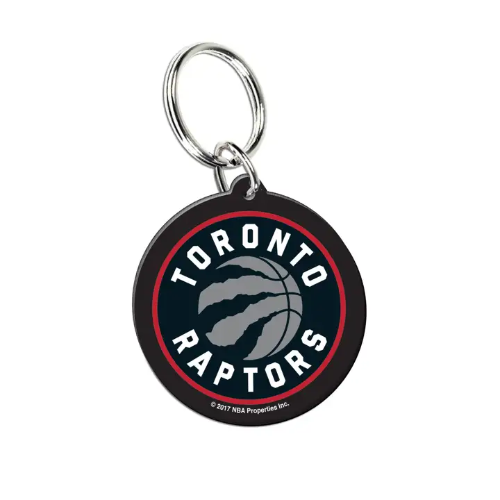 Porte-clés en acrylique des Raptors de Toronto