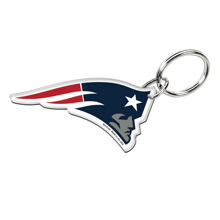 Porte-clés en acrylique des New England Patriots