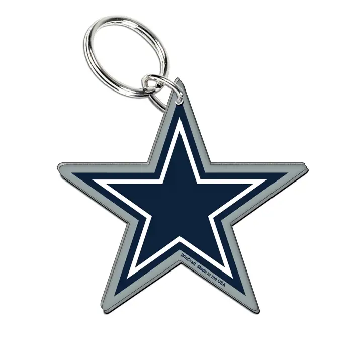 Porte-clés en acrylique des Dallas Cowboys ast