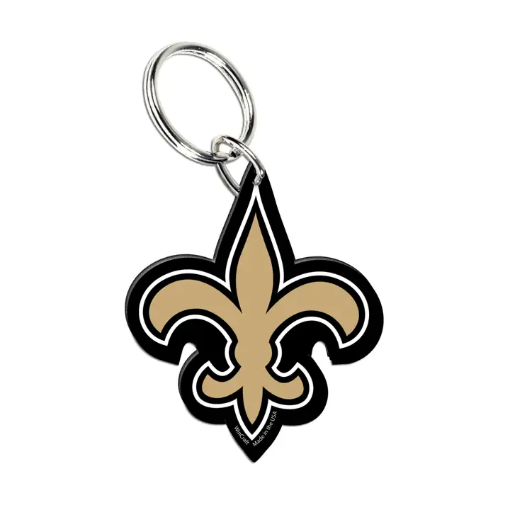 Porte-clés en acrylique des New Orleans Saints