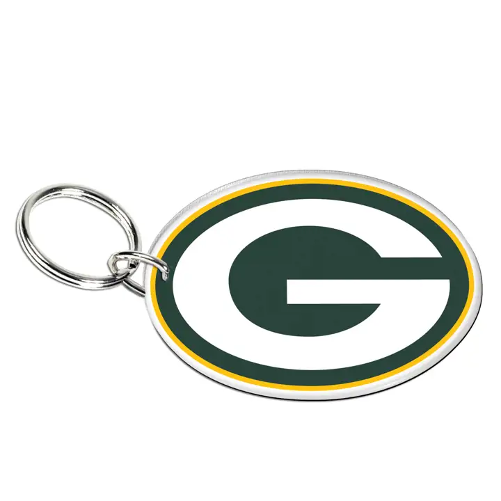 Porte-clés en acrylique des Green Bay Packers ast