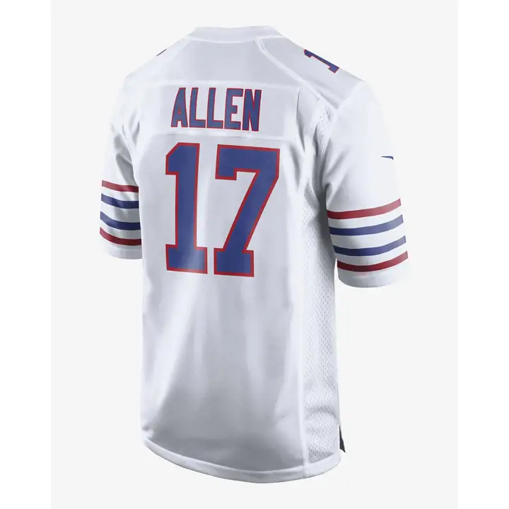 Maillot de match NFL BILLS Josh Allen blc