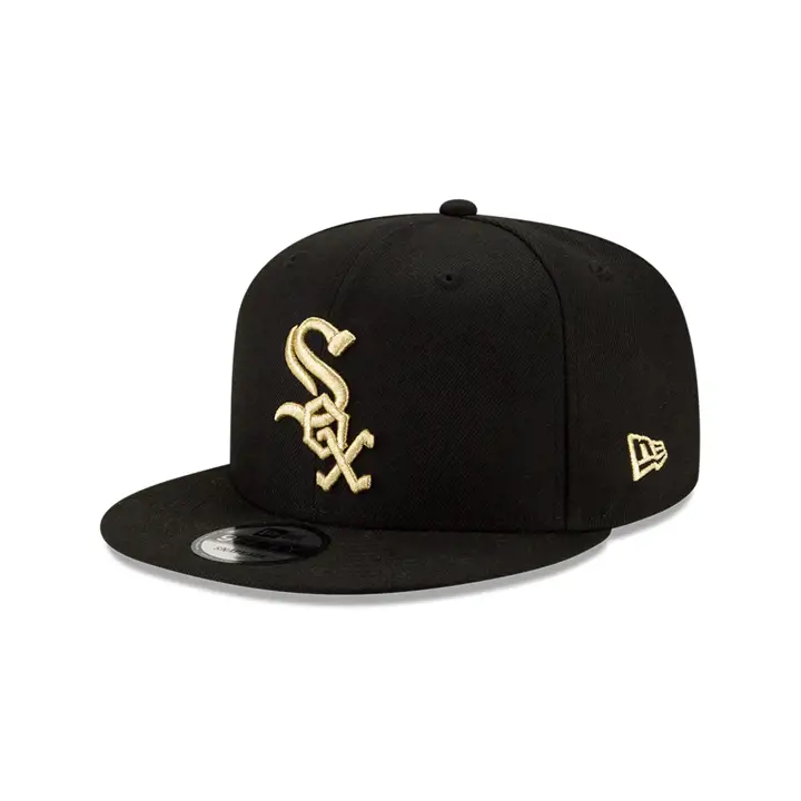 CHICAGO WHITE SOX MLB Visière Or 9FIFTY NOIR