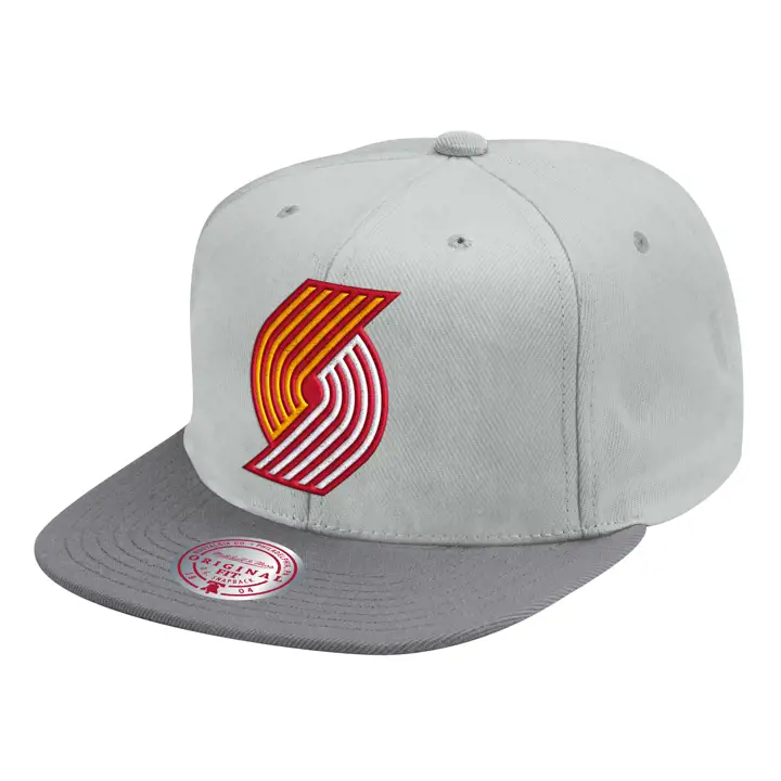 CASQUETTE SNAPBACK GRISE PORTLAND TRAIL BLAZERS NBA COOL GREY 3
