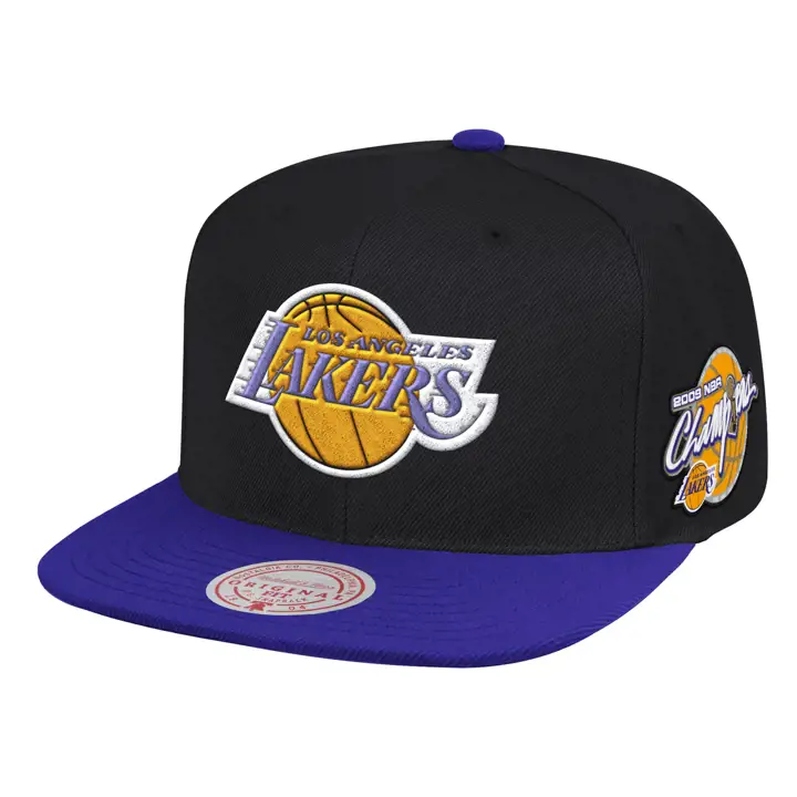 CASQUETTE SNAPBACK LOS ANGELES LAKERS HWC ANNIVERSARY PATCH 2T NOIR/VIOLET