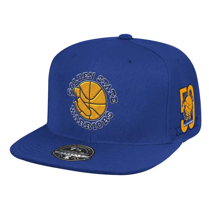 GOLDEN STATE WARRIORS ÉCUSSON ANNIVERSAIRE HWC 2T AJUSTÉE RBL
