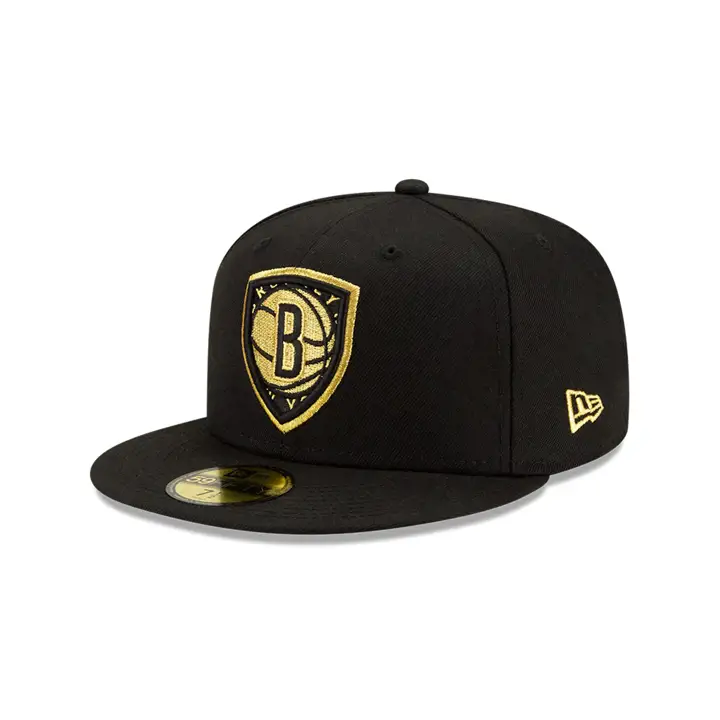 Casquette NBA Brooklyn Nets Team Shield 59FIFTY BLK