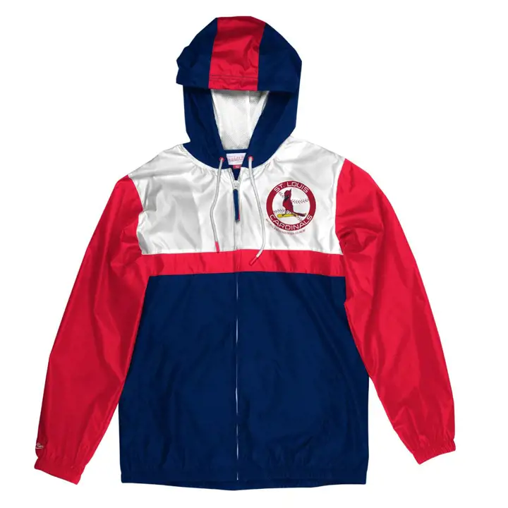 ST. LOUIS CARDINALS MLB Veste Coupe-Vent Victoire bleu marine/rouge/