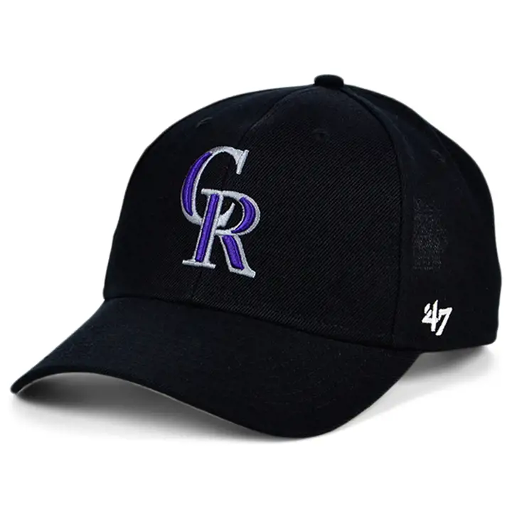 Colorado Rockies MLB World Series Casquette '47 MVP Snapback 2007 Noir
