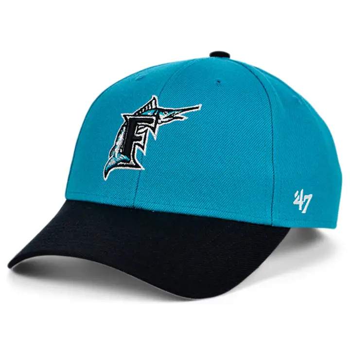 Casquette Miami Marlins MLB World Series '47 MVP Snapback 1997 TEA/BLK