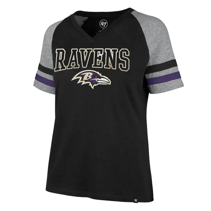 T-shirt pavillon femme NFL Baltimore Ravens Gleam Across 20 B