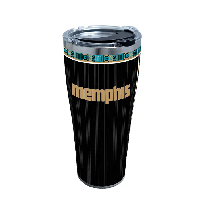 Memphis Grizzlies 30oz. NBA City Edition Acier Inoxydable Noir