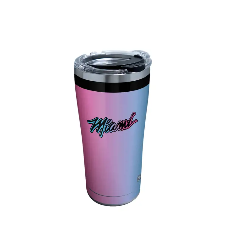 Gobelet Miami Heat 20oz. NBA City Edition Acier inoxydable ROSE/BLEU-VERT