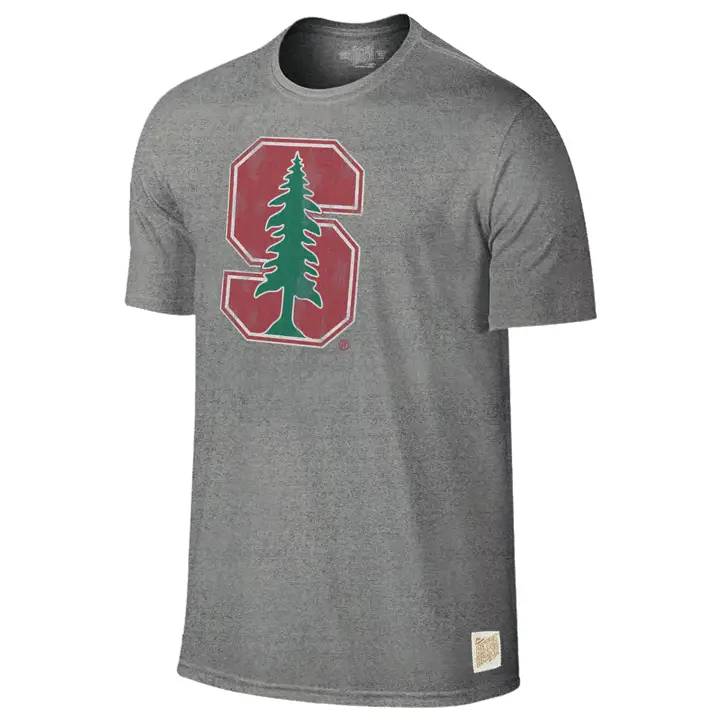 T-shirt Stanford Cardinal NCAA Big Logo Mock Twist GRY