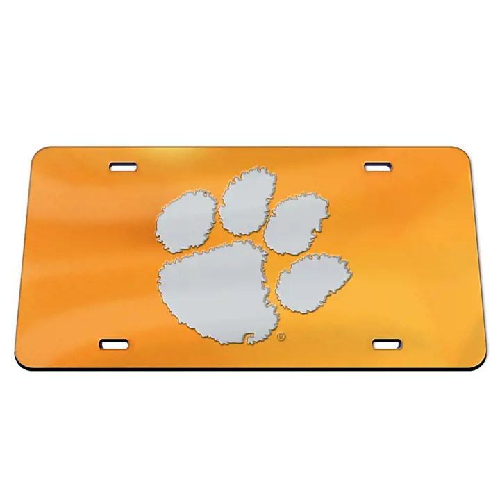 Étiquettes laser aux couleurs des Tigers de Clemson AST