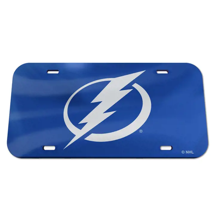 Tampa Bay Lightning Étiquettes laser couleur d'équipe AST